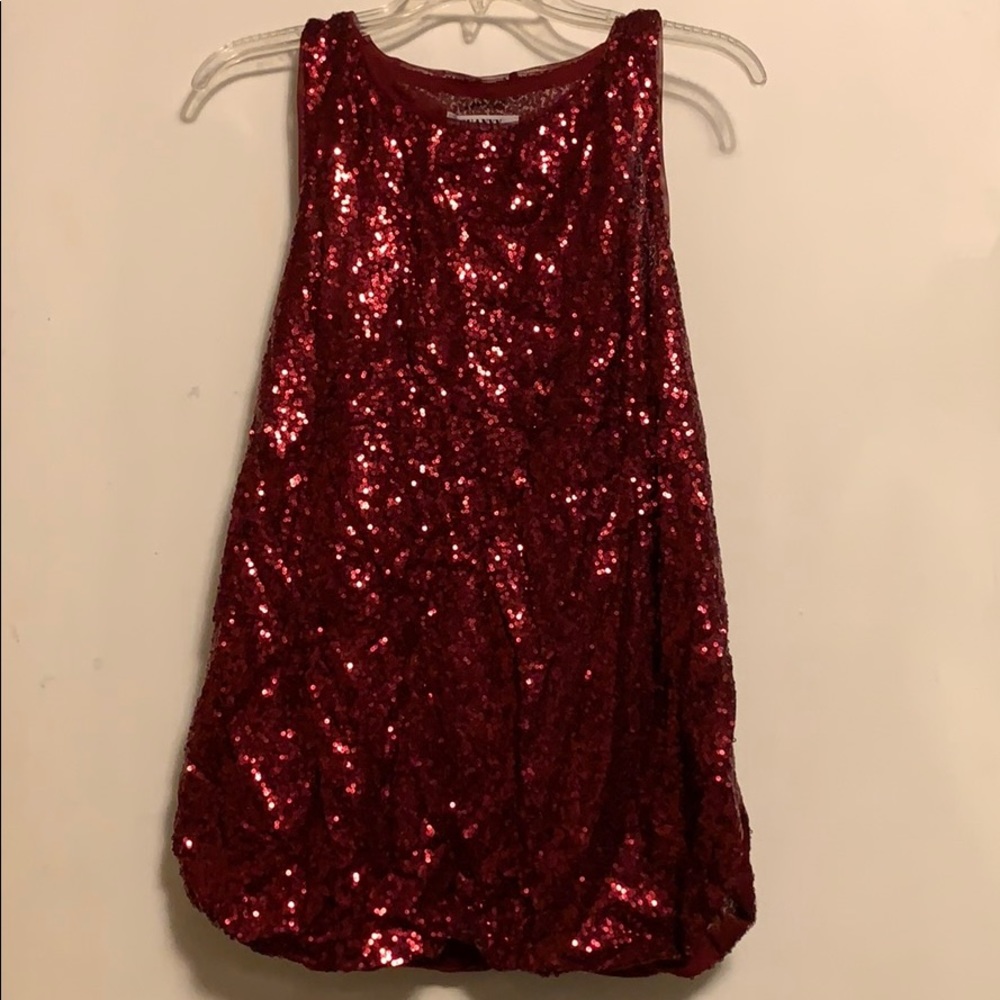 Sequin Tank Top